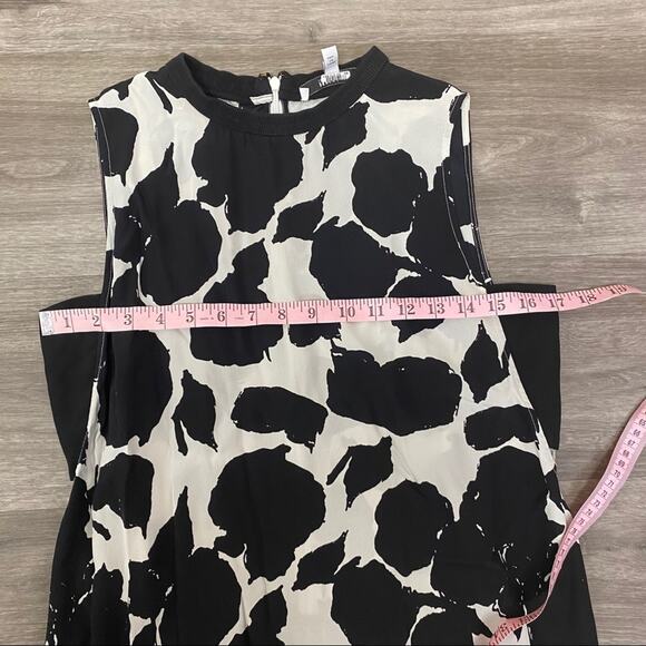 10 Crosby Derek Lam Abstract Dress Black White 8 - Picture 12 of 12